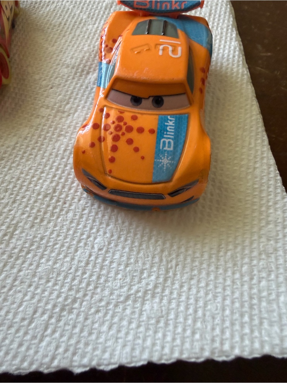 Disney Pixar Toys lighting McQueen mater glow racers race car toys Disney cars - Picture 8 of 8